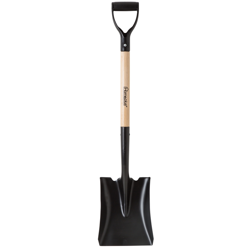 Home Plus 38.5 in. Steel Square Transfer Shovel Wood Handle (Pack of 6)