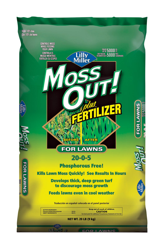Lilly Miller Moss Out Moss Killer Granules 20 lb