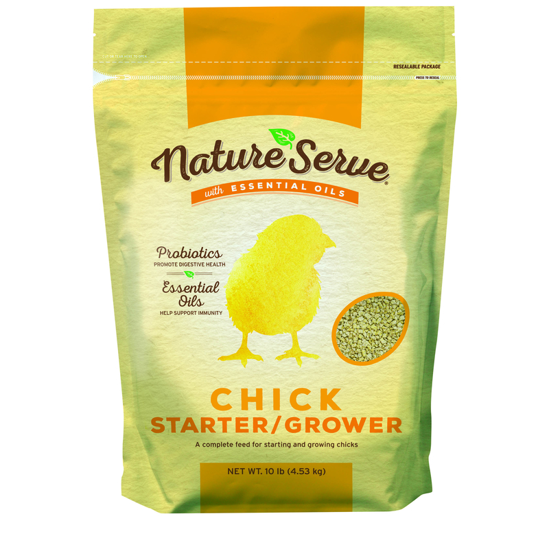 NatureServe Non-Medicated Grower/Starter Feed Crumble For Poultry 10 lb (Pack of 4)