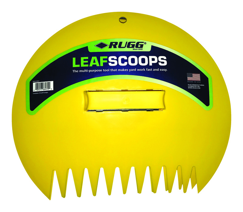 Rugg 12.25 in. 11 Tine Poly Leaf Scoop