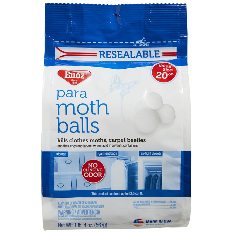 Enoz Para Moth Balls Solid For Moths 20 oz (Pack of 6)
