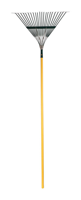 Rugg 54 in. 22 Tine Steel Leaf Rake Wood Handle (Pack of 12)