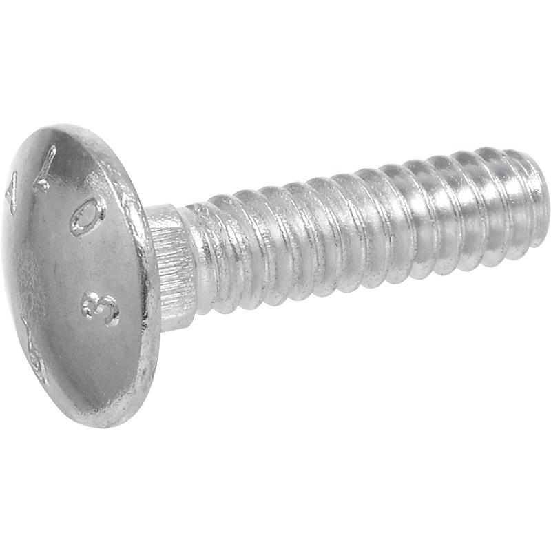 HILLMAN 1/2 in. X 6-1/2 in. L Zinc-Plated Steel Carriage Bolt 25 pk