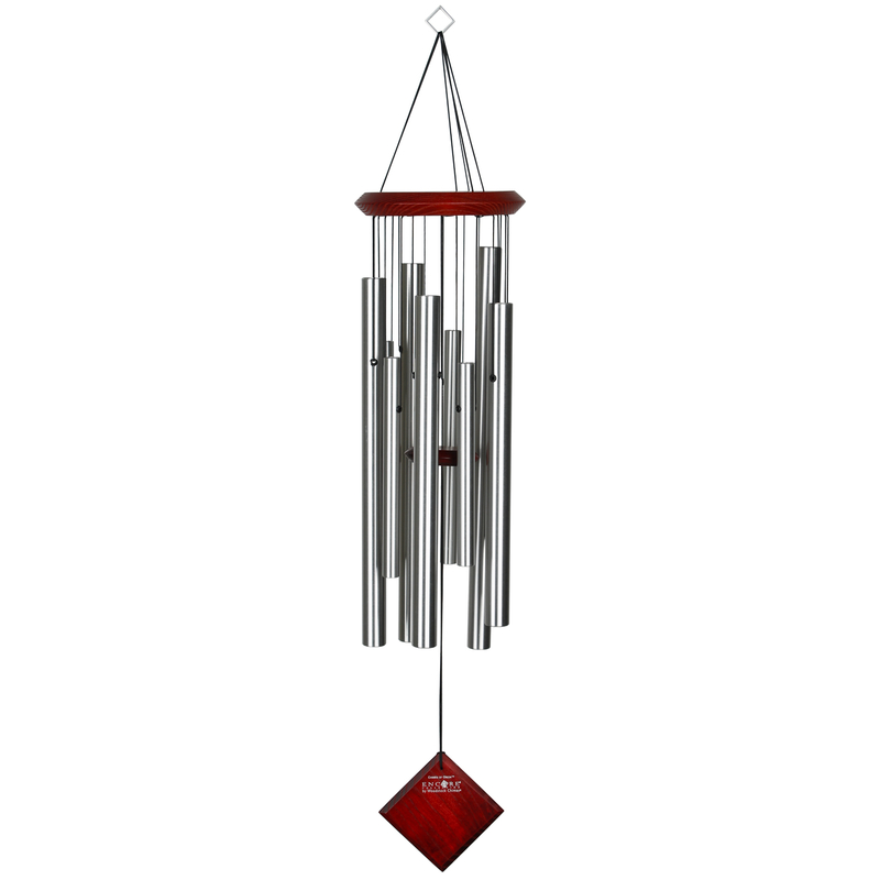 Woodstock Chimes Encore Collection Silver Aluminum/Wood 30 in. Silver Chimes of Orion Wind Chime