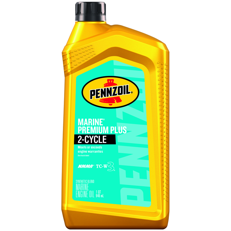 Pennzoil Marine TC-W3 2-Cycle Synthetic Blend Engine Oil 1 qt 1 pk (Pack of 6)