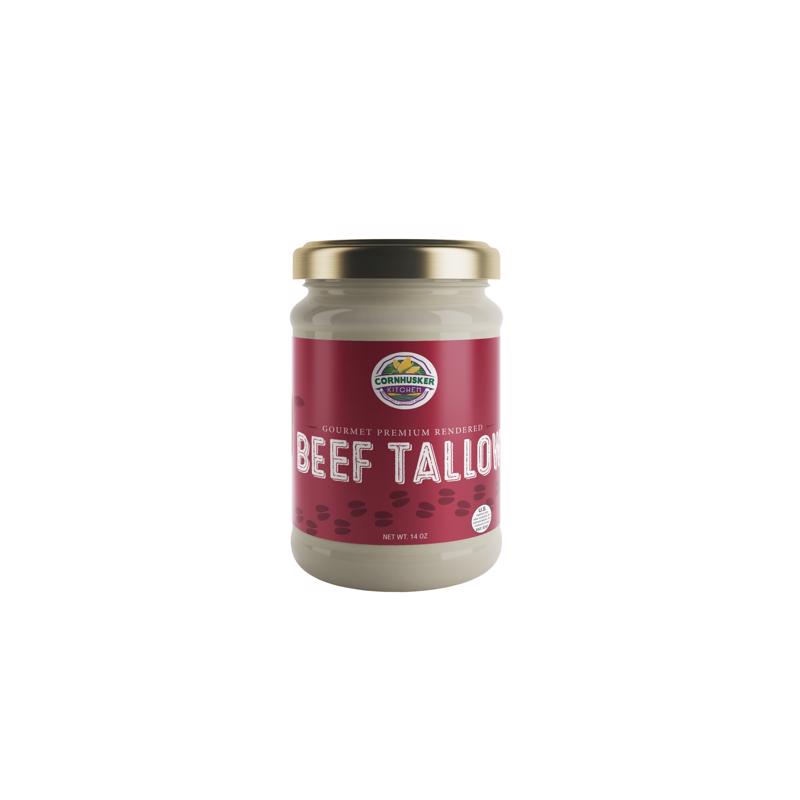 Cornhusker Kitchen Beef Tallow Oil 14 oz Bottle (Pack of 6)