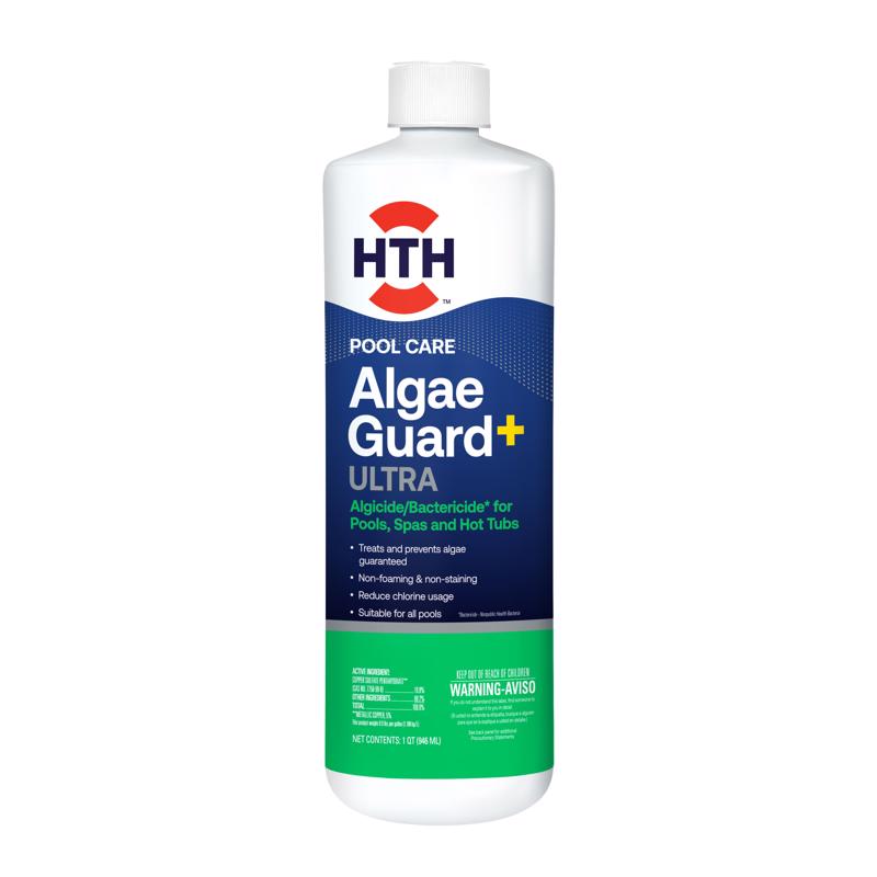 HTH Pool Care Liquid Algae Guard 1 qt (Pack of 6)