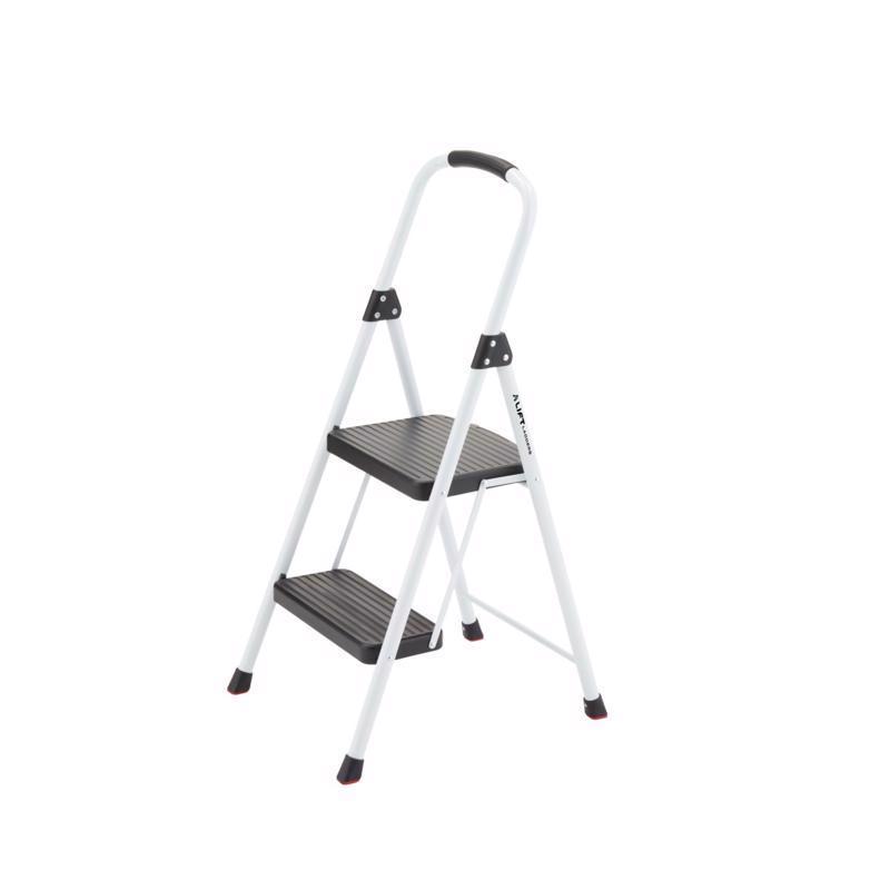 Lift Ladders 40.16 in. H X 17.3 in. W X 2.5 in. D 225 lb. cap. 2 step Steel Folding Step Stool