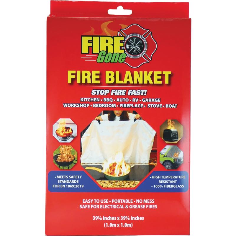 Fire Gone Fire Blanket For Household (Pack of 12)