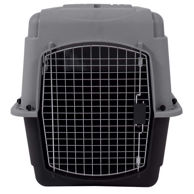Aspen Pet Pet Porter Medium Plastic Pet Kennel Gray 24 in. H X 22.5 in. W X 32 in. D
