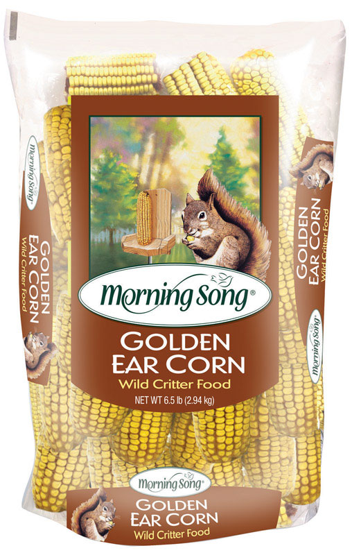 Morning Song Golden Ear Corn Squirrel and Critter Food 6.5 lb (Pack of 6)