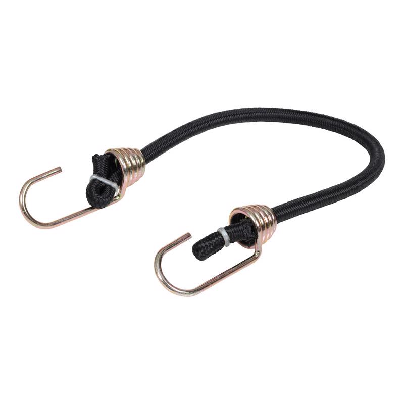Keeper Black Bungee Cord 18 in. L X 0.374 in. 1 pk (Pack of 10)