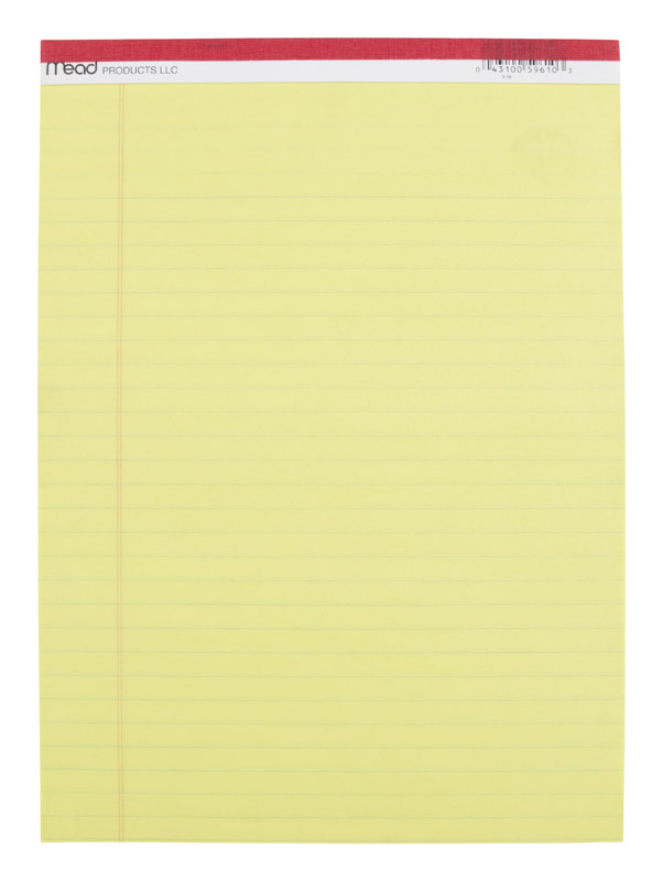 Mead 8.5 in. W X 11 in. L Legal Pad 50 ct (Pack of 12)