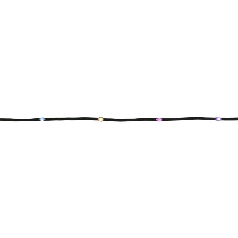 Celebrations Platinum LED RGB 100 ct String Christmas Lights 17 ft.