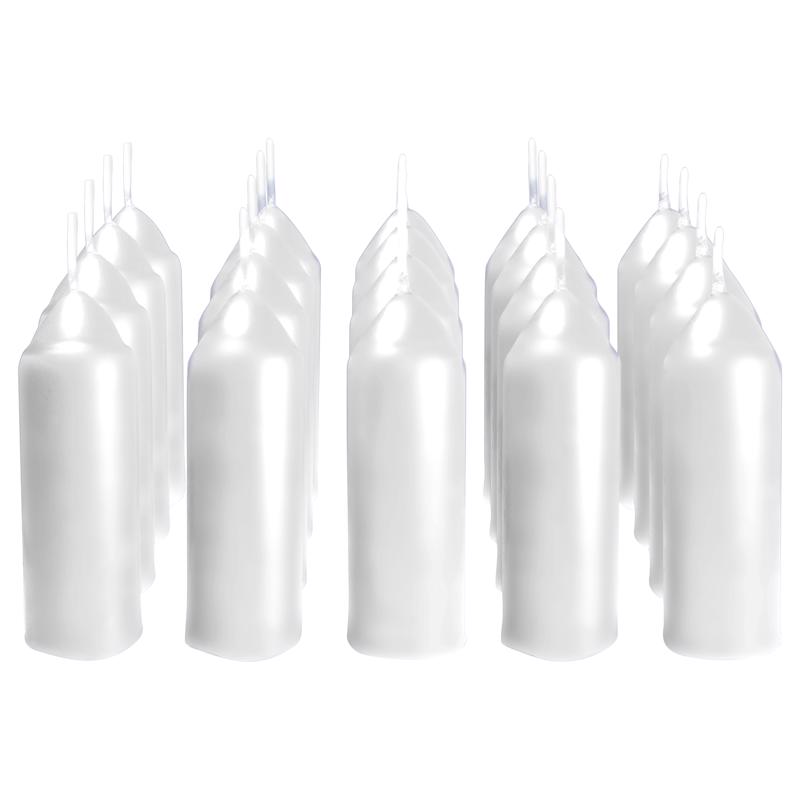 UCO White Unscented Scent Candle (Pack of 20)
