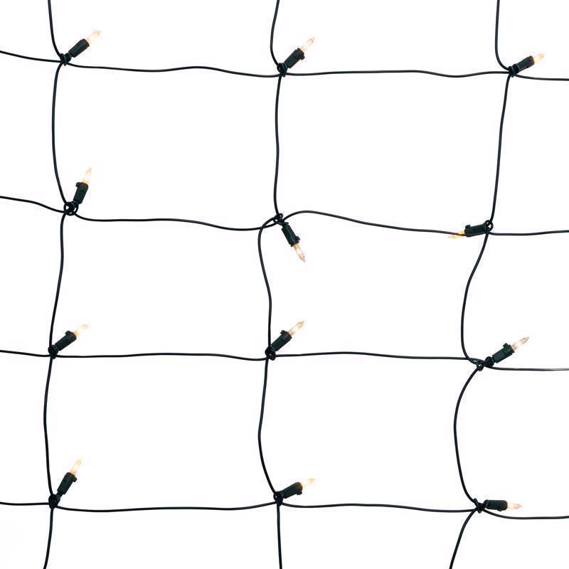 Celebrations Classic LED T5 Warm White 100 ct Net Christmas Lights 4 ft.