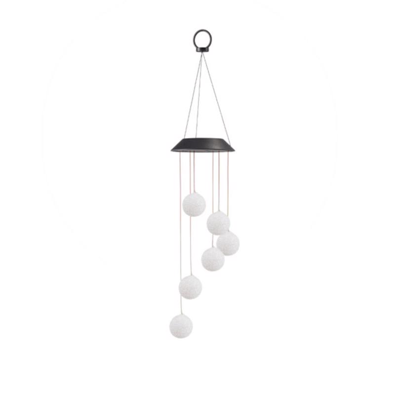 Globe Electric Skylar Metal/Plastic 29 in. Wind Chime (Pack of 4)