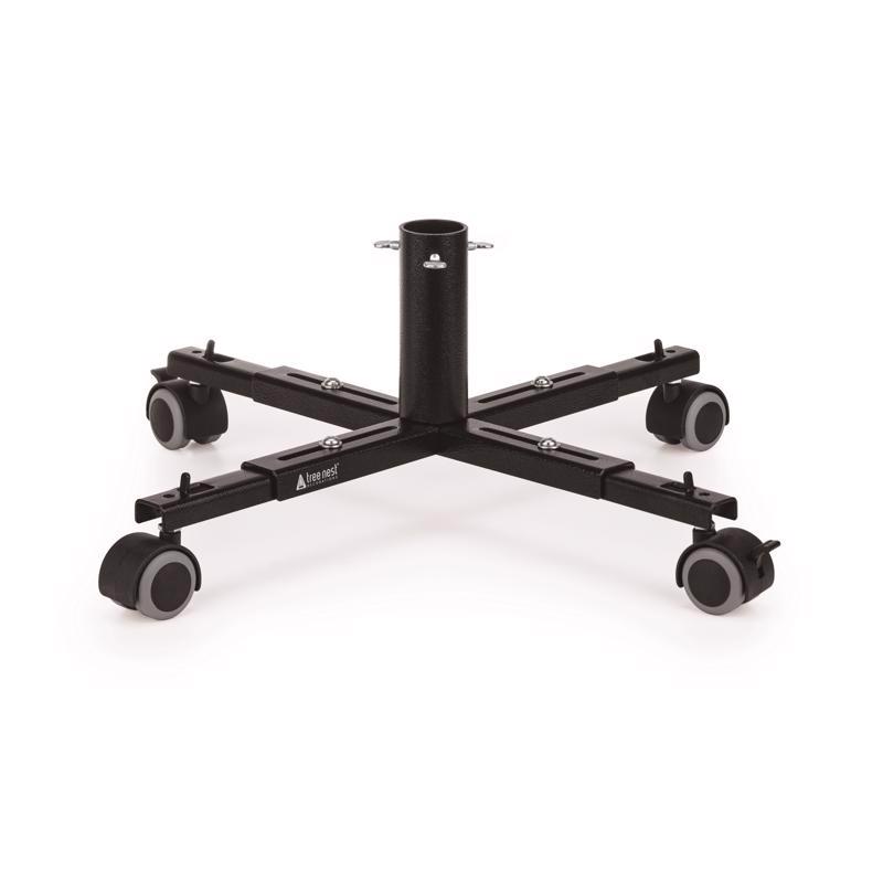 Tree Nest Metal Artificial Rolling Christmas Tree Stand 6 ft.
