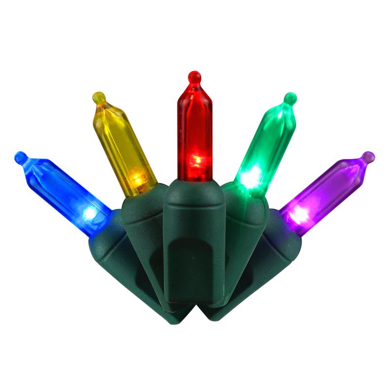 Celebrations LED T5 Multicolored 5 ct Replacement Christmas Light Bulbs (Pack of 12)