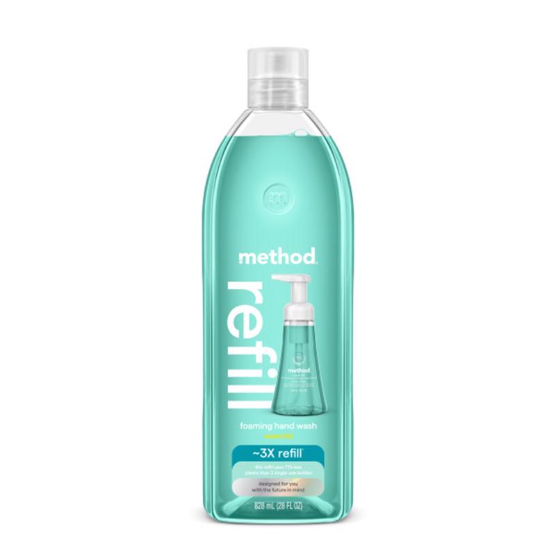 Method Waterfall Scent Foam Hand Wash 28 oz (Pack of 4)