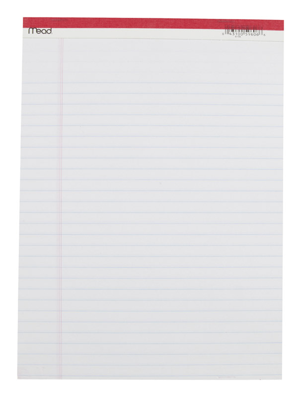 Mead 8.5 in. W X 11.75 in. L Memo Pad 50 pk (Pack of 12)