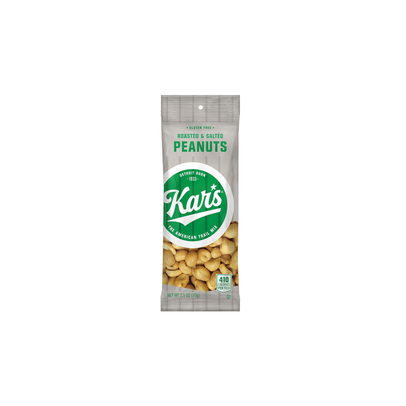 Kar's Salted Peanuts 2.5 oz Bagged (Pack of 12)