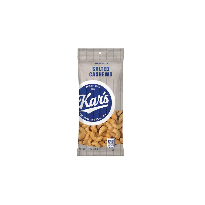 Kar's Salted Cashews 1.5 oz Bagged (Pack of 12)