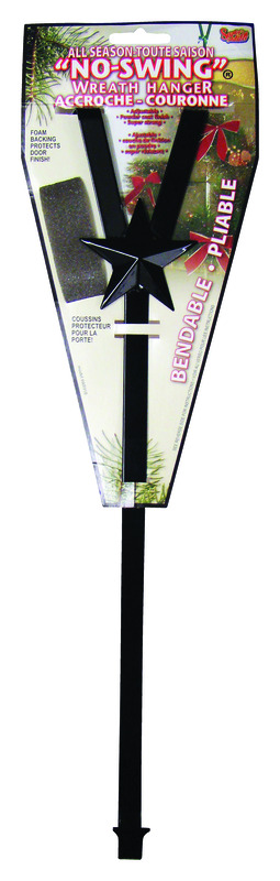 Christmas Mountains No Swing Star Wreath Hanger 1 pk (Pack of 12)