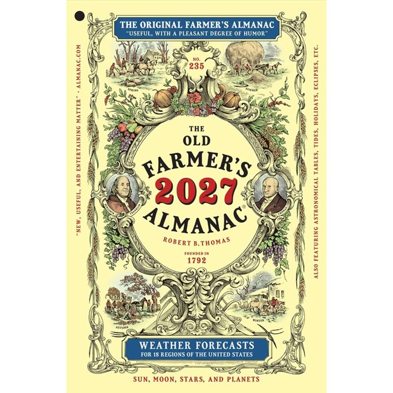 The Old Farmer's Almanac Yankee Publishing 2027 Almanac Reference Book (Pack of 24)
