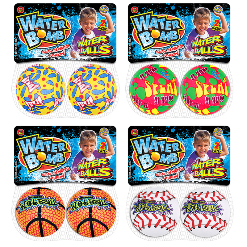 Ja-Ru Water Bomb Outdoor Water Toys Water Balls Foam 1 pk (Pack of 24)