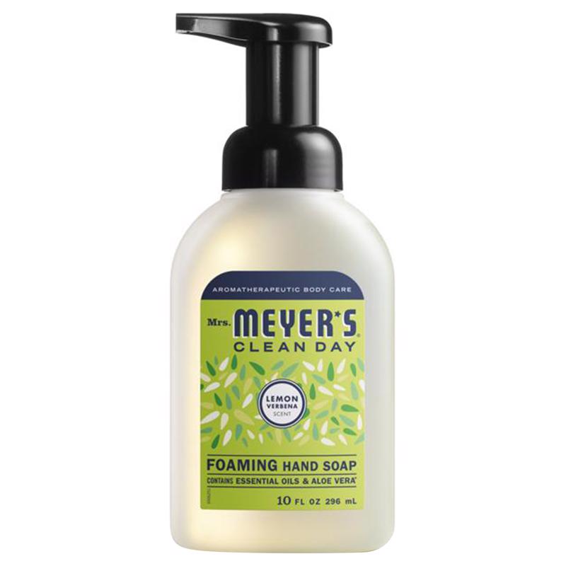 Mrs. Meyer's Clean Day Lemon Verbena Scent Foam Hand Soap 10 oz (Pack of 4)