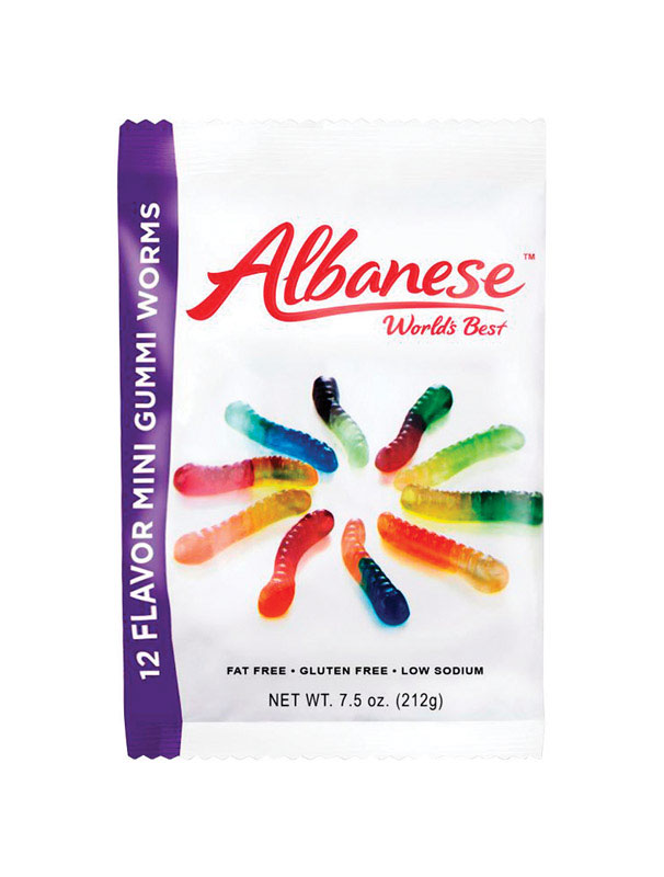 Albanese Assorted Gummi Candy 7.5 oz (Pack of 12)