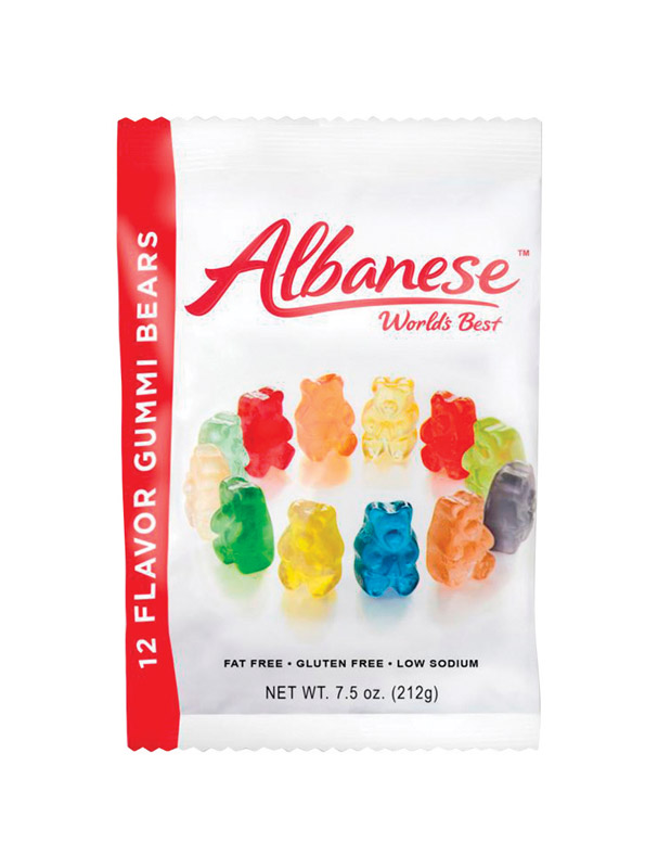 Albanese Assorted Gummi Bears 7.5 oz (Pack of 12)