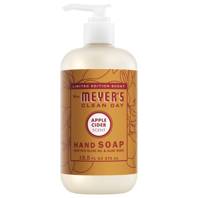 Mrs. Meyer's Clean Day Organic Apple Cider Scent Liquid Hand Soap 12.5 oz (Pack of 6)