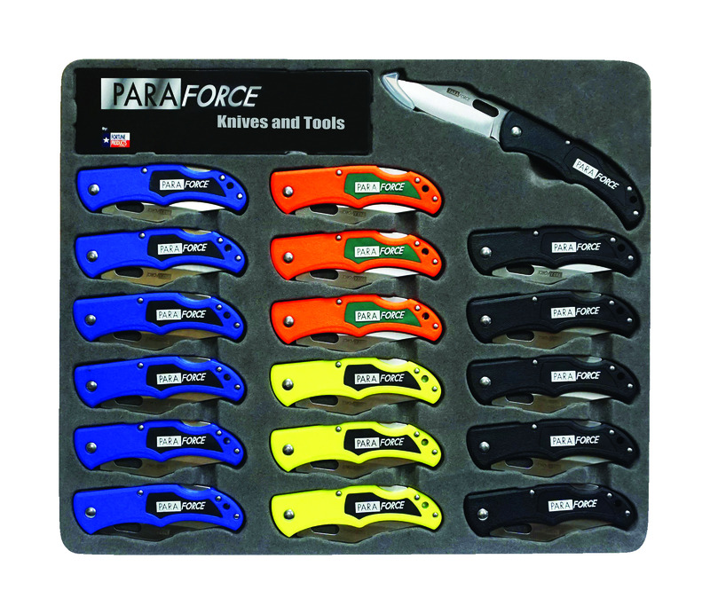AccuSharp PARAFORCE Assorted 420 Steel > 6 in. Folding Knife (Pack of 18)