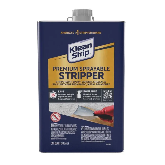 Klean Strip Premium Sprayable Fast Paint and Varnish Stripper 1 qt (Pack of 4)