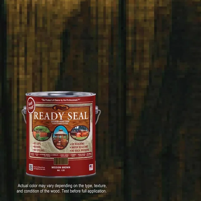 Ready Seal Goof Proof Semi-Transparent Flat Mission Brown Oil-Based Penetrating Wood Stain/Sealer 1 (Pack of 4)