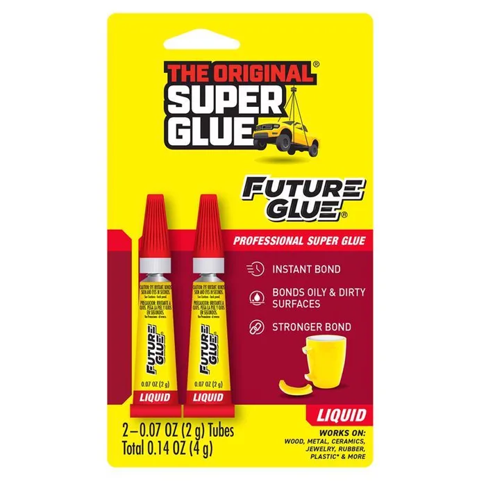 The Original Super Glue Future Glue Super Strength Clear All Purpose Super Glue 2 pk (Pack of 12)