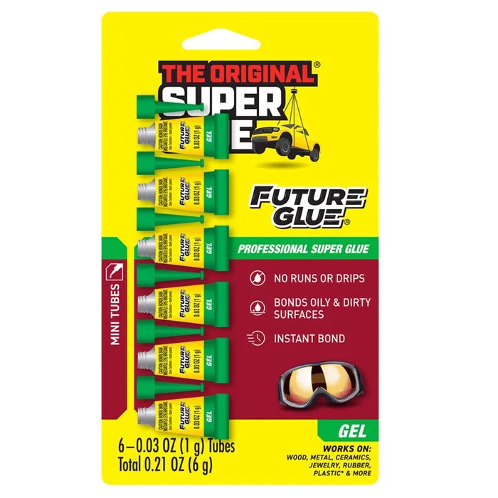 The Original Super Glue High Strength Cyanoacrylate All Purpose Super Glue 6 pk (Pack of 12)