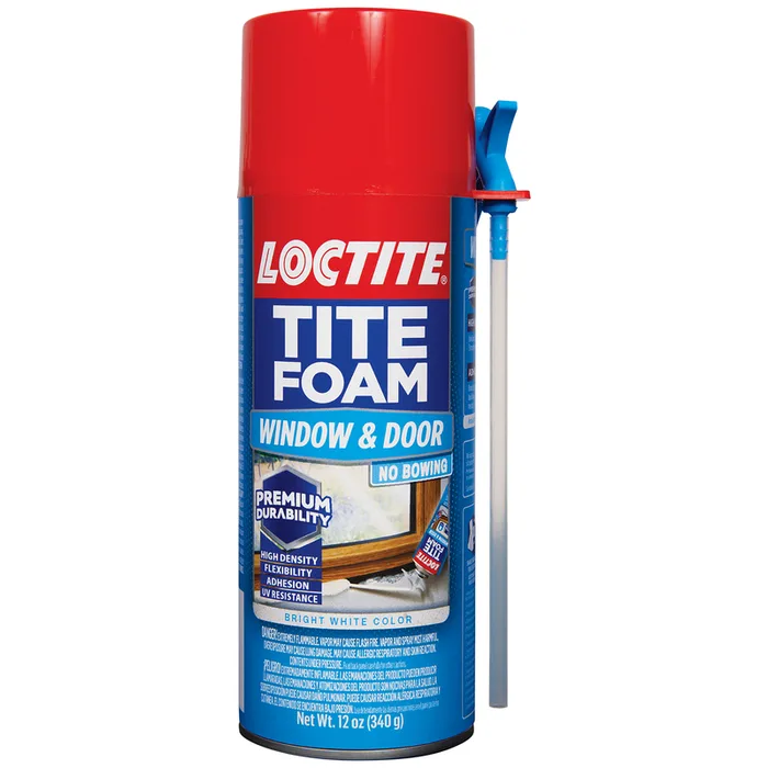 Loctite Tite Foam White Polyurethane Window and Door Foam Sealant 12 oz (Pack of 12)