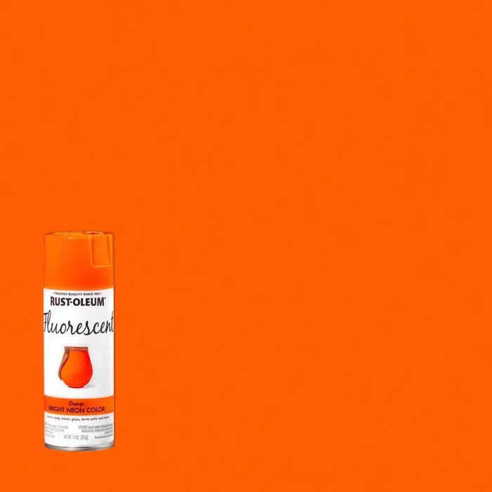 Rust-Oleum Specialty Fluorescent Orange Spray Paint 11 oz (Pack of 6)