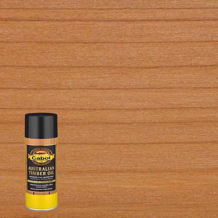 Cabot Australian Timber Oil Aerosol Transparent Honey Teak Oil-Based Penetrating Oil Australian Timb (Pack of 6)