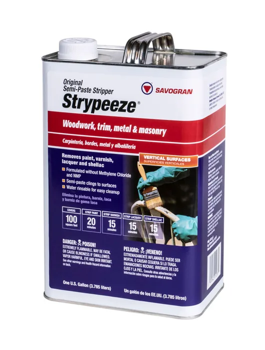 Savogran Strypeeze Paint and Varnish Remover 1 gal (Pack of 4)