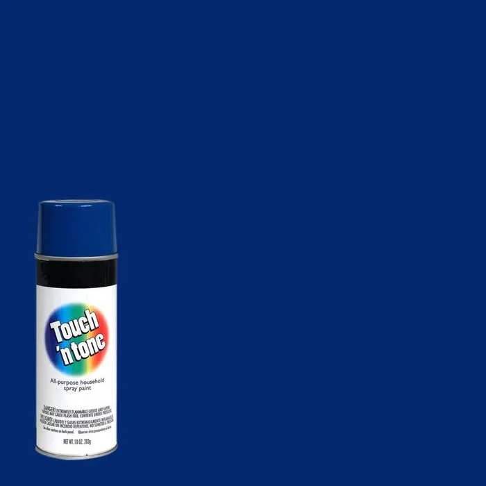 Rust-Oleum Touch 'N Tone Gloss Royal Blue Spray Paint 10 oz (Pack of 6)