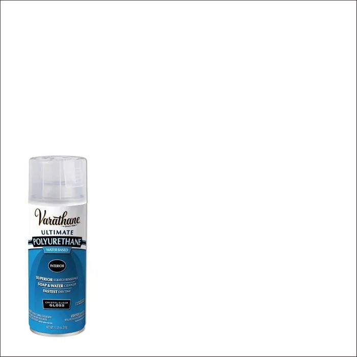 Varathane Ultimate Gloss Crystal Clear Water-Based Polyurethane Spray 11.25 oz (Pack of 6)