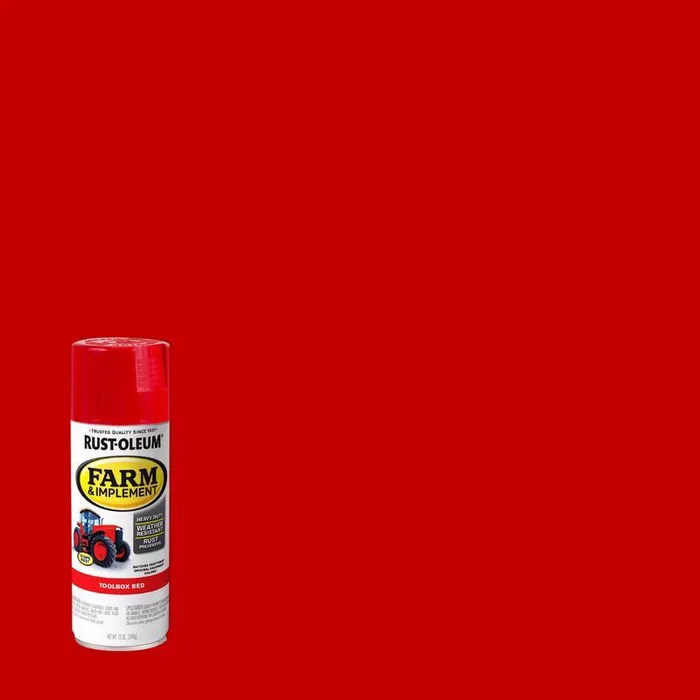 Rust-Oleum Specialty Indoor and Outdoor Gloss Toolbox Red Oil-Based Enamel Farm & Implement 12 oz (Pack of 6)