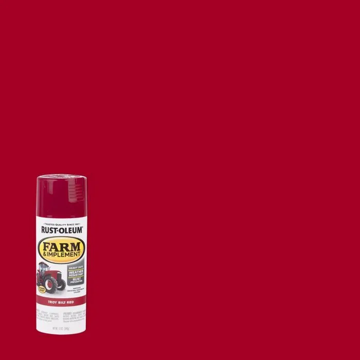 Rust-Oleum Specialty Indoor and Outdoor Gloss Troy Bilt Red Farm & Implement 12 oz (Pack of 6)