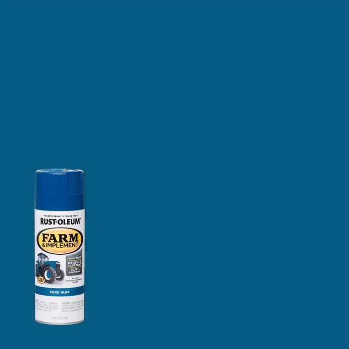 Rust-Oleum Indoor and Outdoor Gloss Ford Blue Oil-Based Farm & Implement 12 oz (Pack of 6)