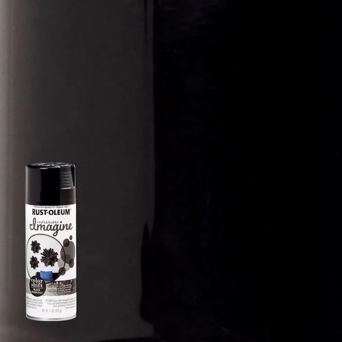 Rust-Oleum Imagine Gloss Black Basecoat Spray Paint 11 oz (Pack of 4)