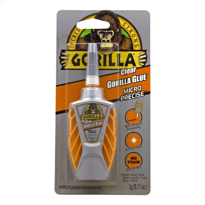 Gorilla Micro Precise High Strength Hybrid Adhesive Clear Glue 5 gm (Pack of 6)